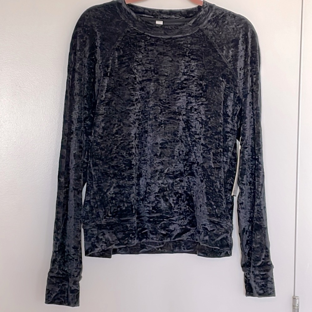 NWT Lululemon Special Edition Crushed velvet pullover